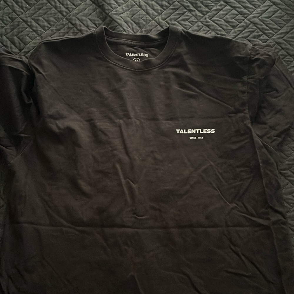 Talentless t-shirt size medium black